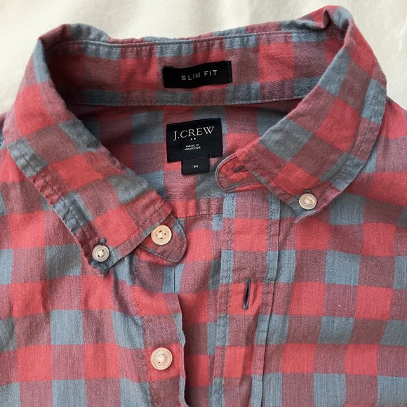 J.Crew Medium Slim Fit Button Down Men's Shirt - Picture 2 of 2